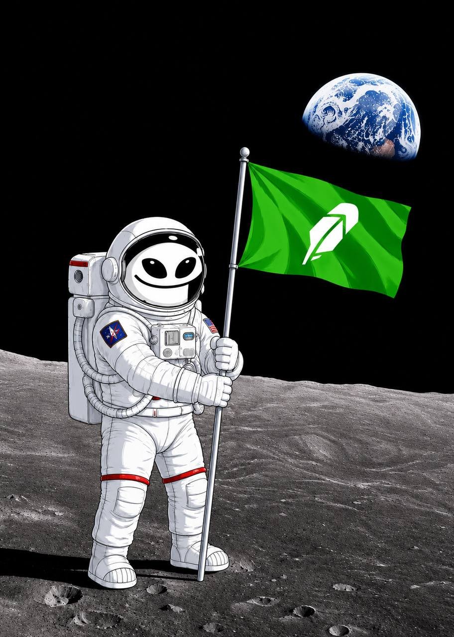 UFO Robinhood moon mission